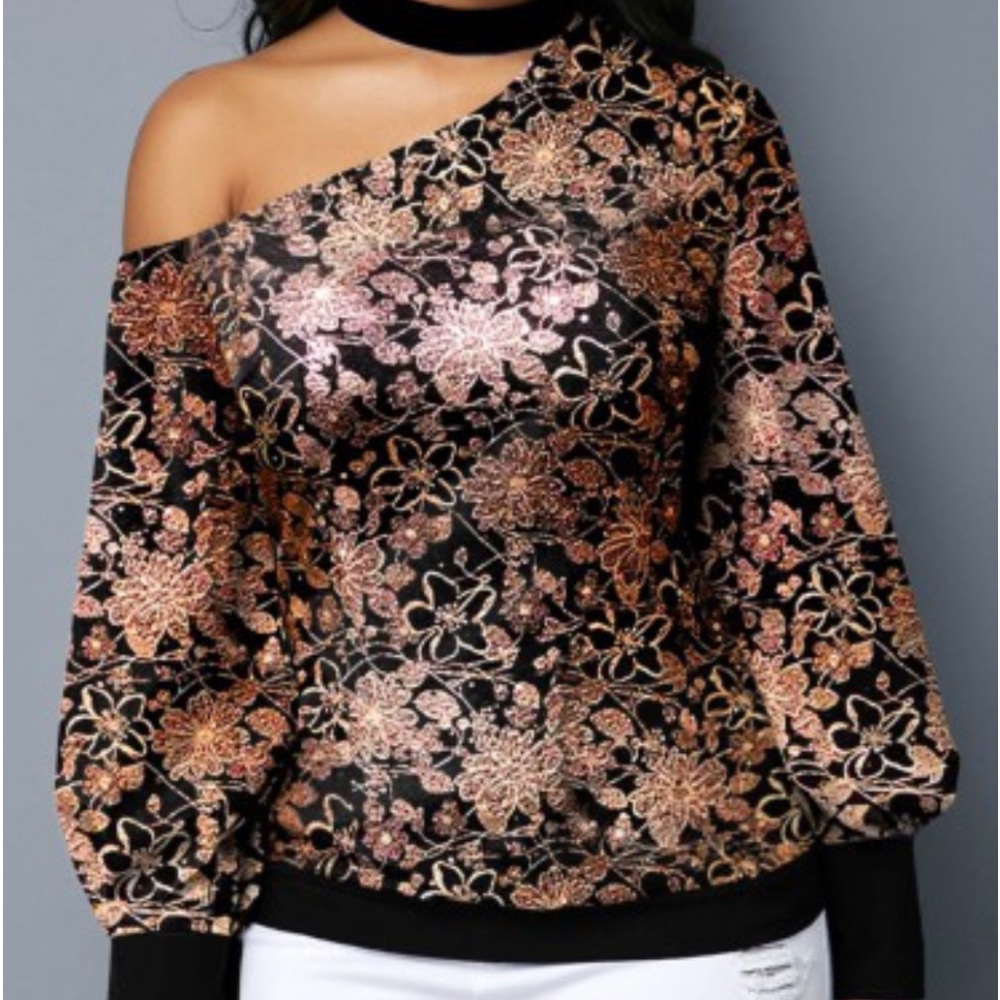 Top new long sleeve with very nice tan color